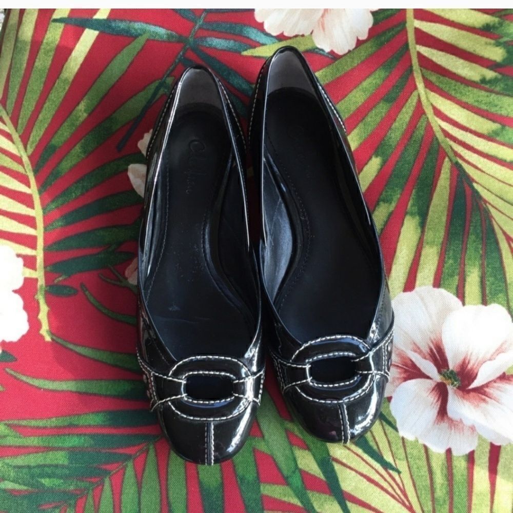 Cole Haan Black Patent Leather Flats sz 9B
